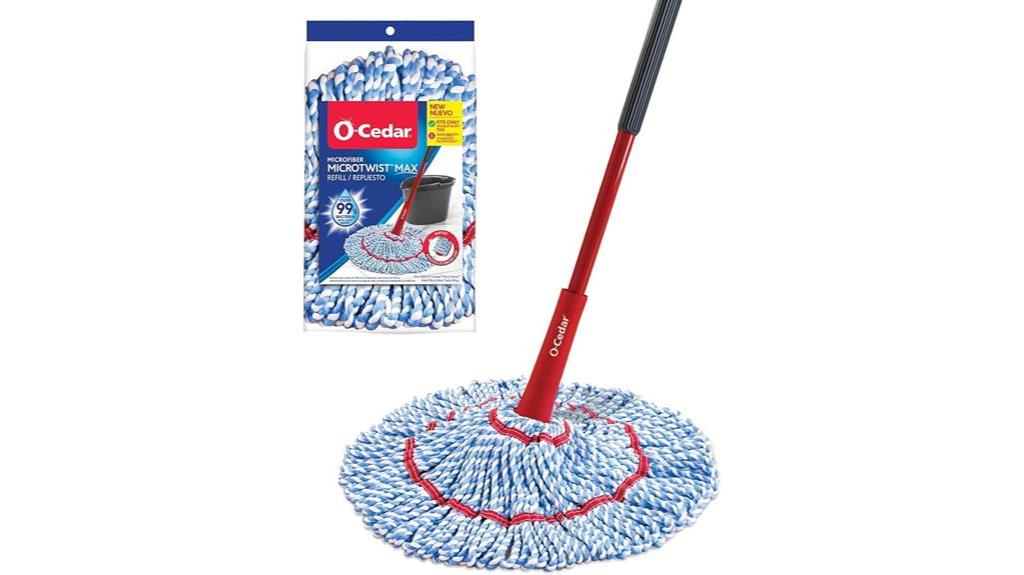 absorbent microfiber twist mop