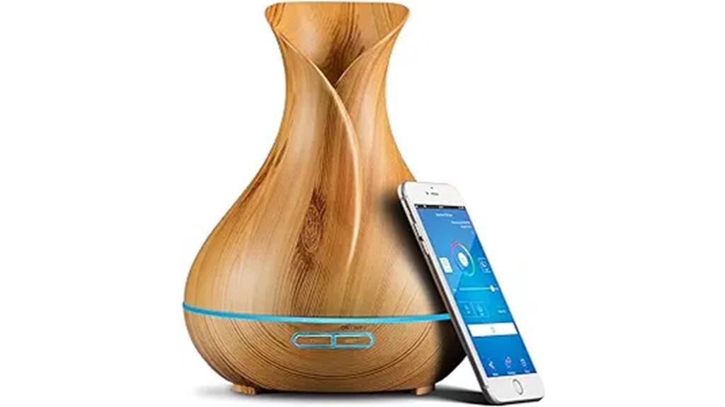 aromatherapy diffuser with smart wifi technology