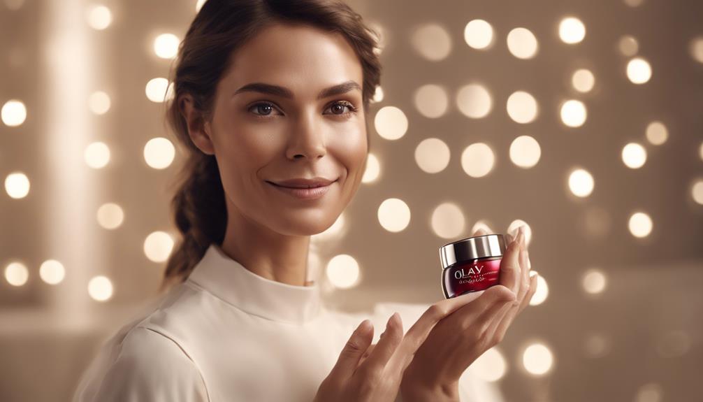 celebrity promotes olay retinol