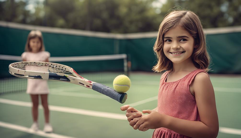 childhood passion for tennis