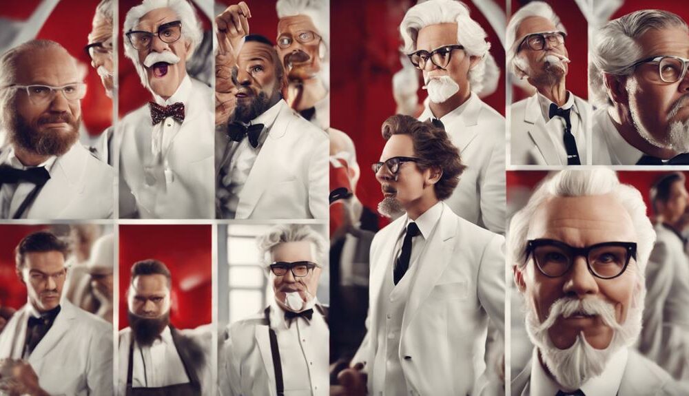 colonel sanders portrayals history