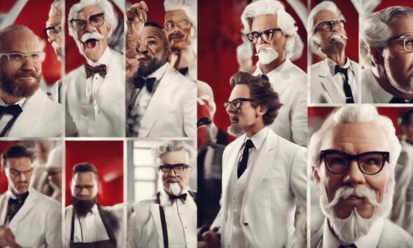 colonel sanders portrayals history