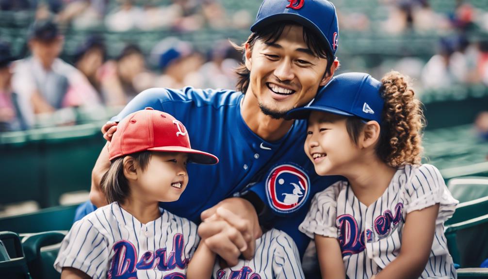 darvish s baseball loving children