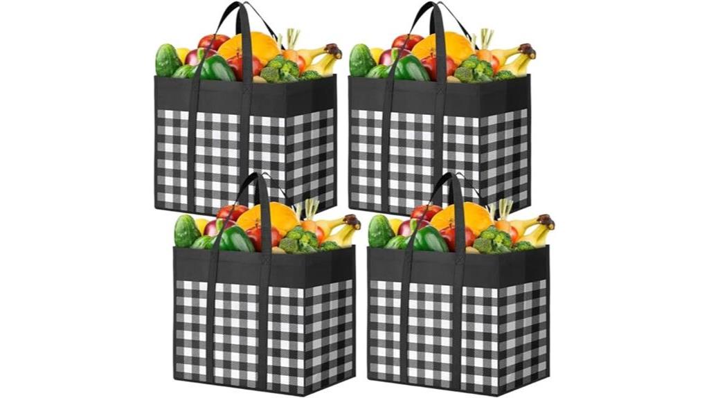 durable foldable shopping totes