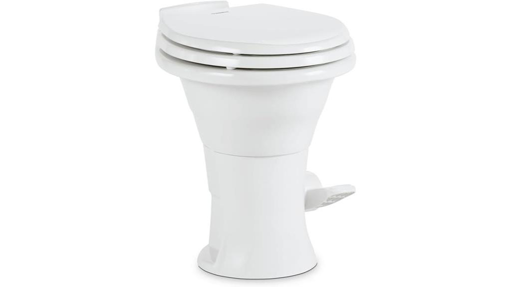 efficient white toilet design