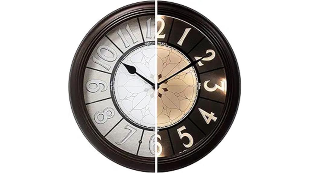 elegant farmhouse wall clock