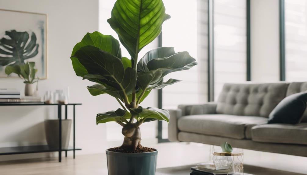 indoor plant with roots