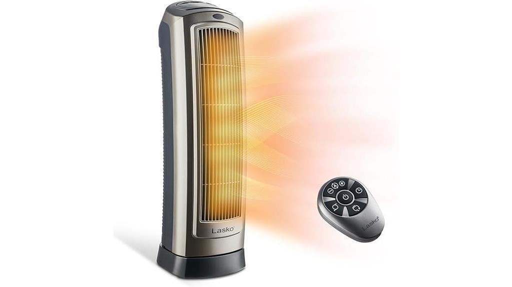 lasko tower heater details