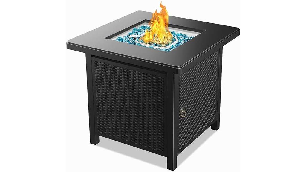 outdoor gas fire pit