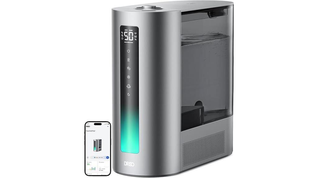 smart bedroom humidifier by dreo