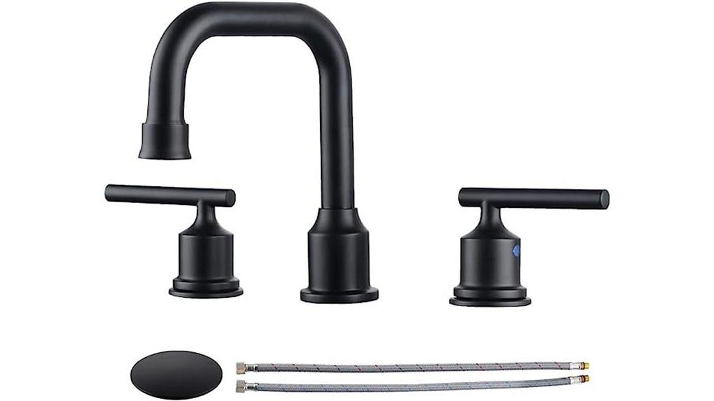 stylish black bathroom faucet