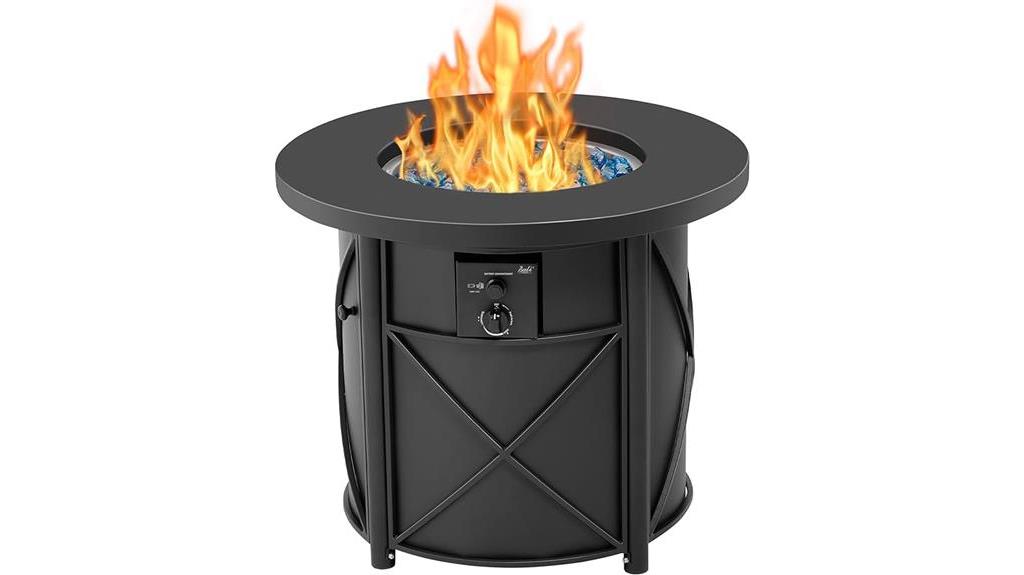 stylish fire pit table