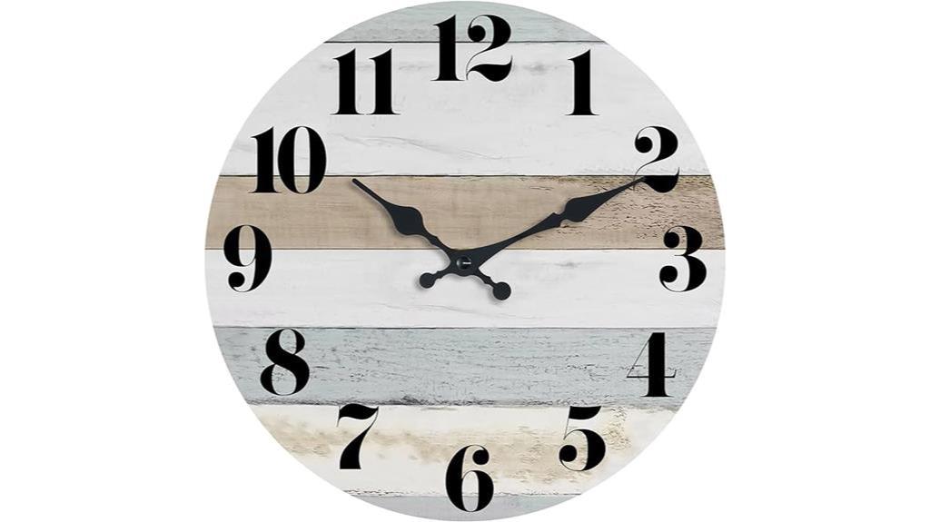 vintage style silent clock