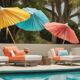 stylish pool umbrella shades