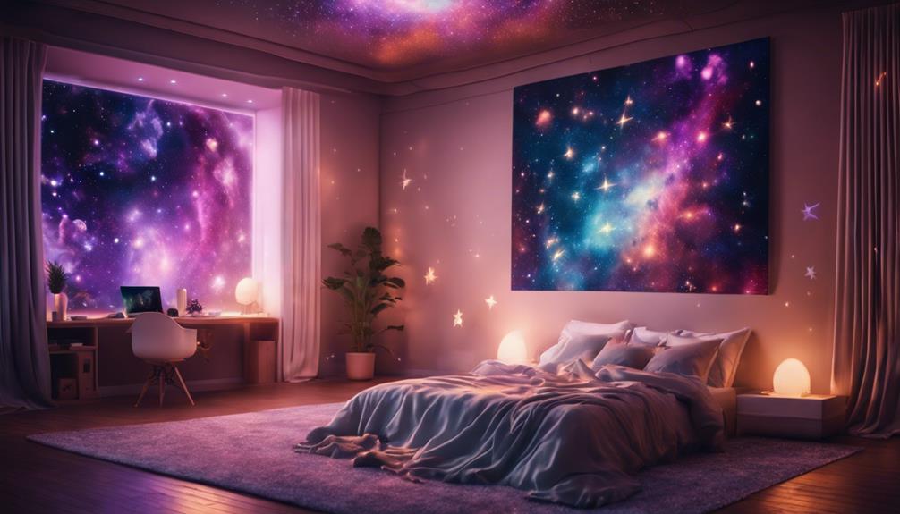 cosmic themed room decor