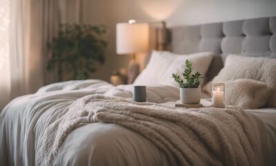 cozy stylish aesthetic bedding