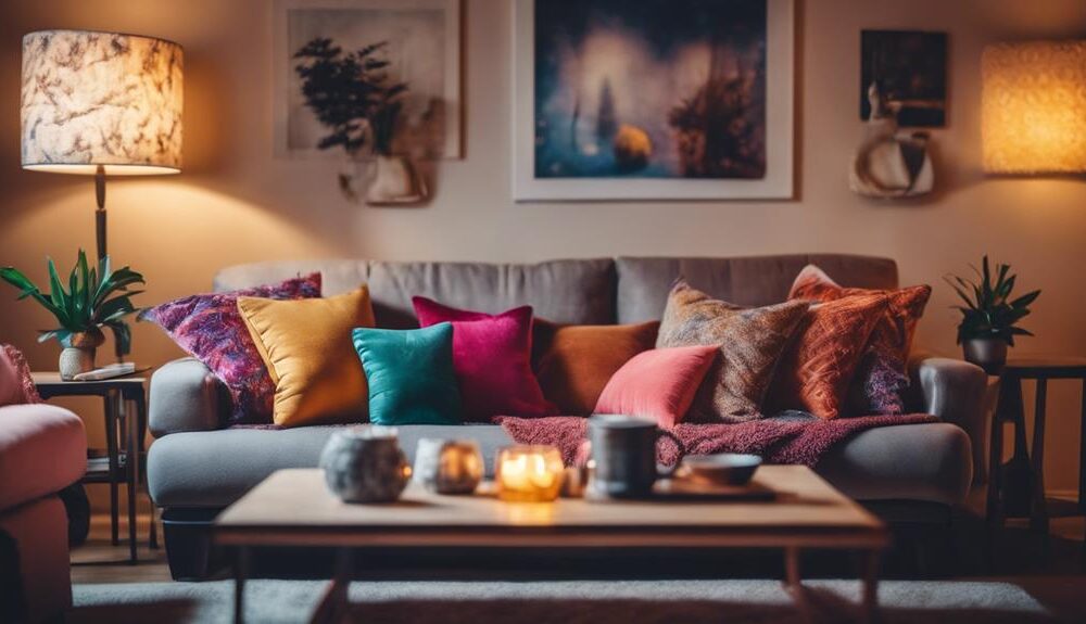 cozy stylish cushion decor