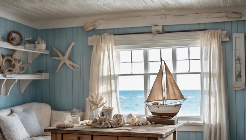 seaside inspired nautical decor