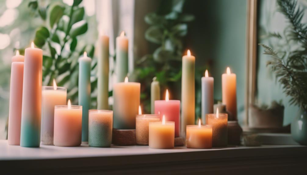 stylish ambient candle decor