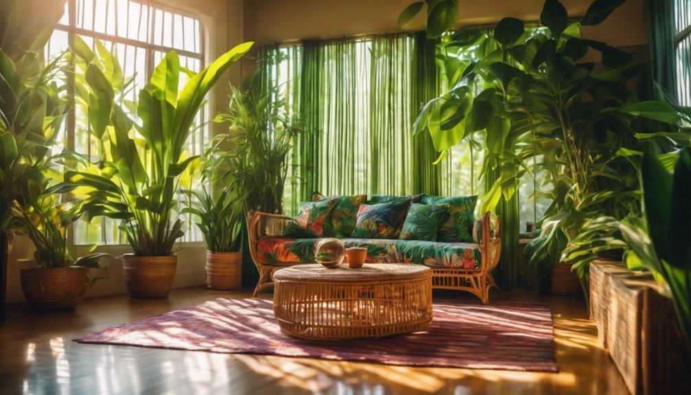 tropical paradise room decor