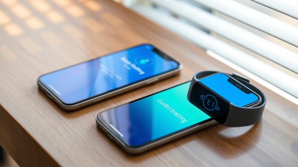 breathing apps promote calm