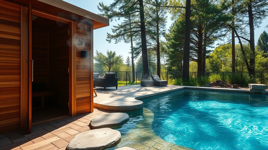 cold plunges and saunas