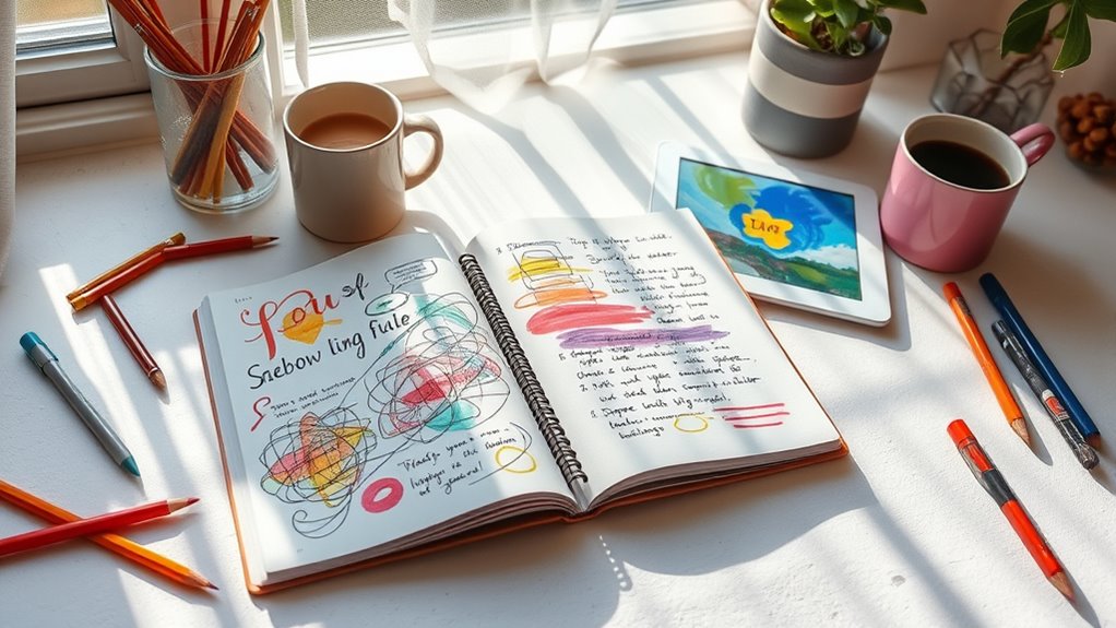 creative thinking through journaling