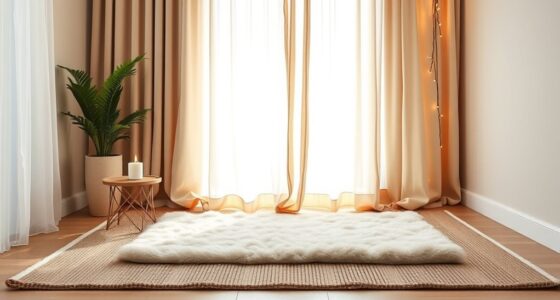 designate a calming meditation corner