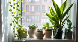 easy care urban plants