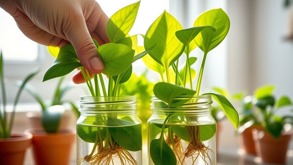 healthy soil and light