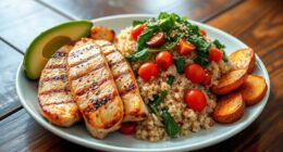 high protein fiber diet