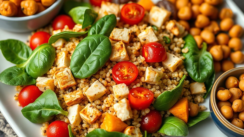 high protein fiber meal planning