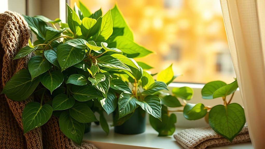 indoor plant seasonal maintenance