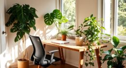 indoor plants enhance home workspaces