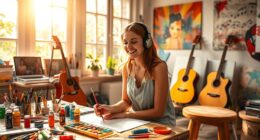 music enhances creative thinking