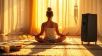 music enhances meditation practice