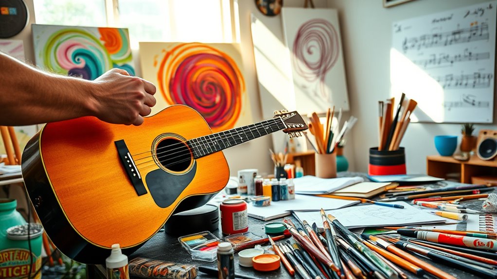 music inspires creative minds