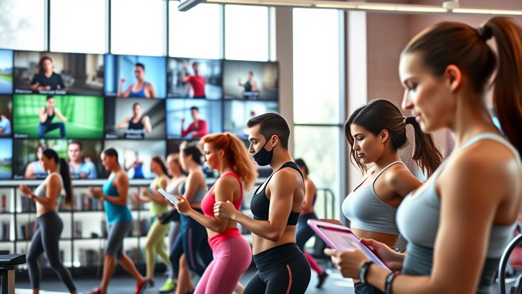 on demand virtual workout variety