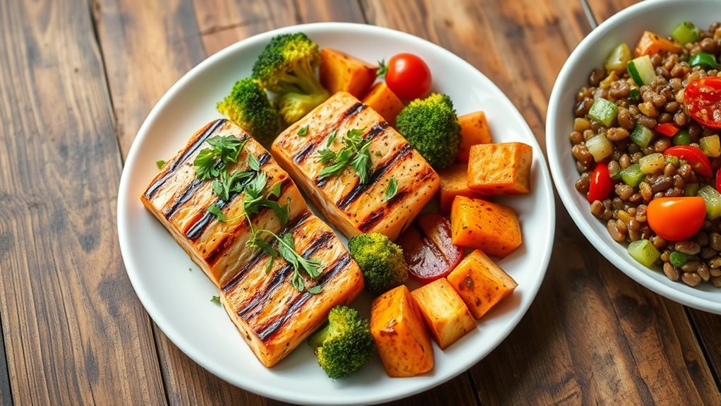 plant based high protein meal planning