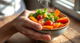 savoring each bite mindfully