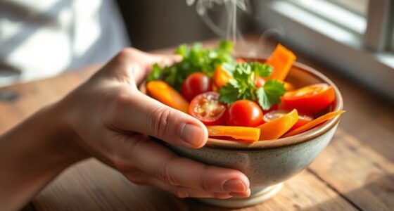 savoring each bite mindfully