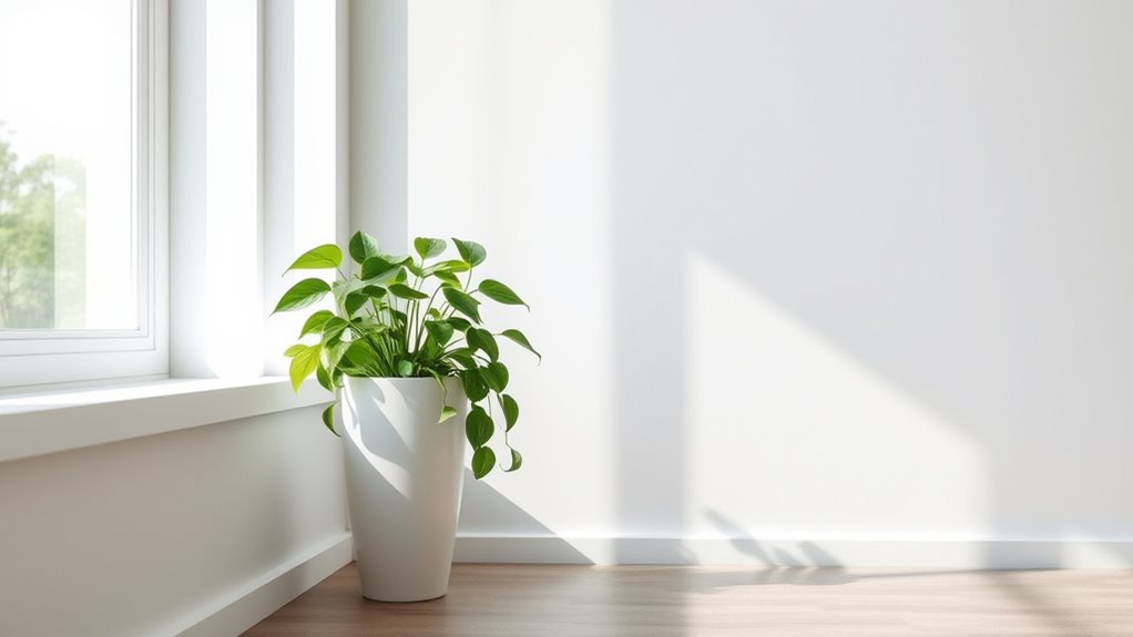 simple elegant indoor greenery
