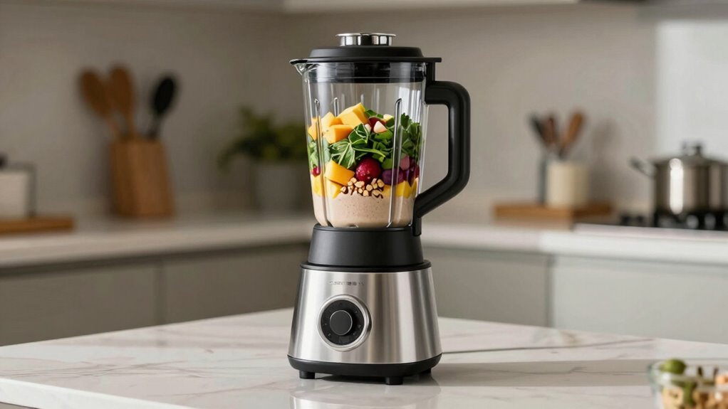 add liquids before blending