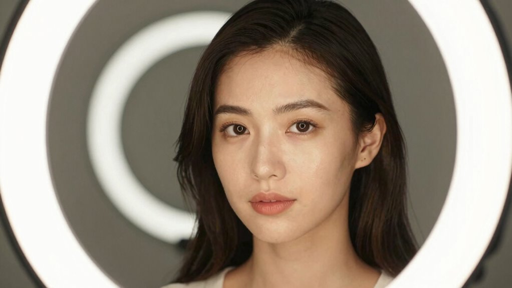 adjust lighting and white balance