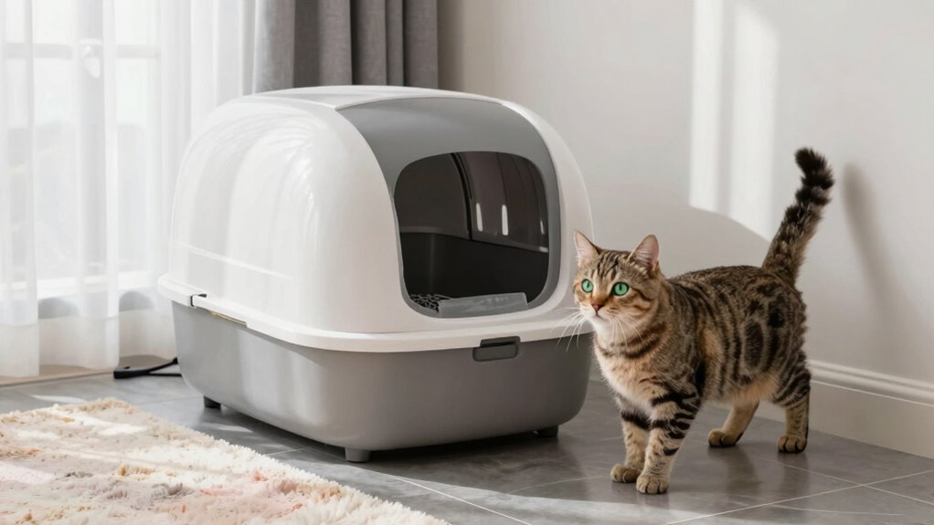 adjust litter box placement