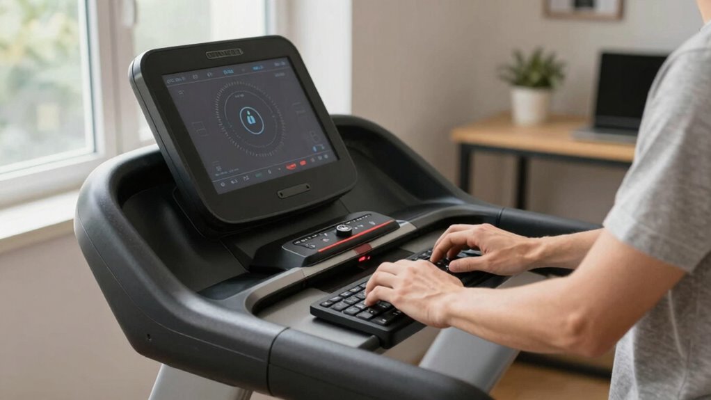 adjust treadmill for focus