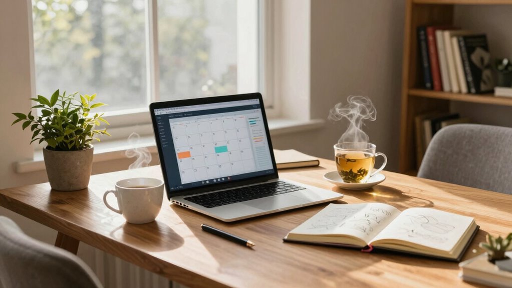 balanced creative work routines