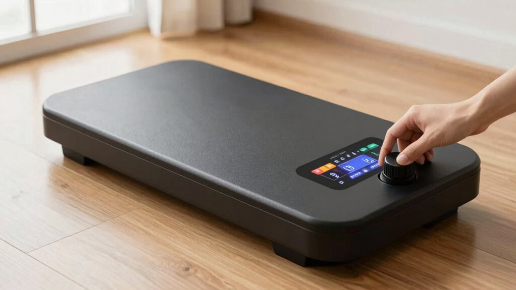 gradually adjust vibration levels