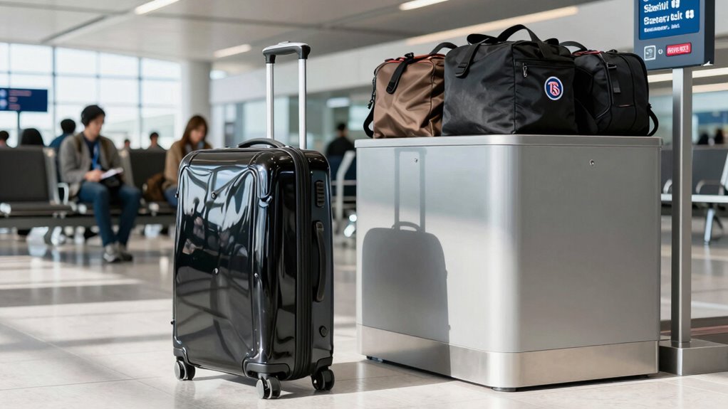 handle oversized luggage issues