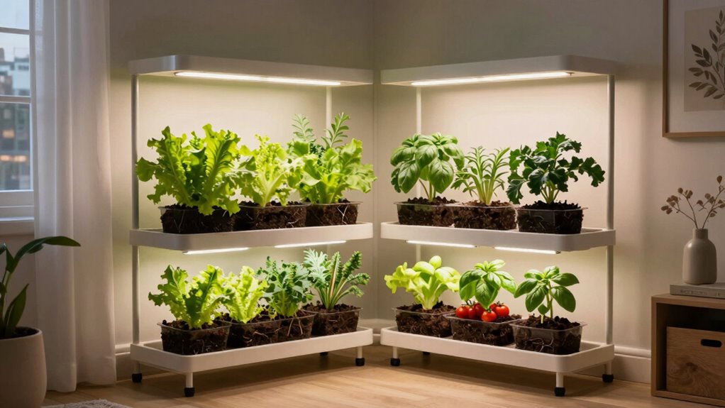 low light indoor food gardening